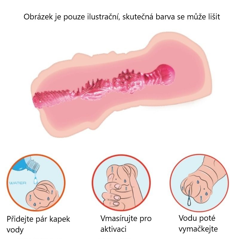 Samolubrikující vibrační masturbátor CRAZY BULL návod